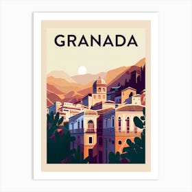 Granada Vintage Travel Poster Art Print