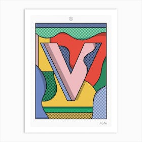 The Letter V Art Print