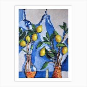 Lemon Classic Fruit Art Print