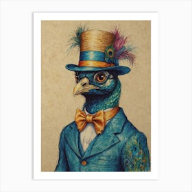 Peacock 27 Art Print