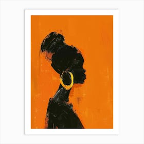 African Woman Canvas Print 13 Art Print