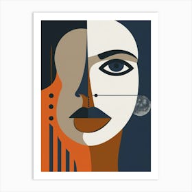 Woman'S Face 125 Art Print