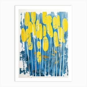 Yellow Lilies Art Print