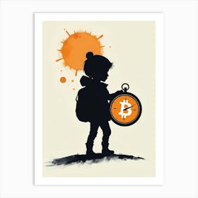 Bitcoin Wallet Art Print