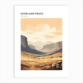 Overland Track Australia 2 Hiking Trail Landscape Poster Art Print