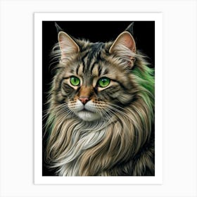 Coon Cat 2 Art Print