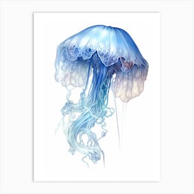 Portuguese Man Of War Jellyfish 4 Art Print