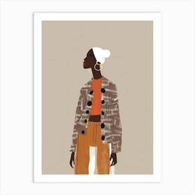 Afro-American Girl 2 Art Print