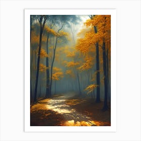 Walk In The Woods 4 Art Print