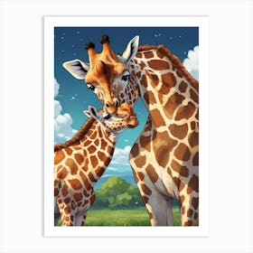 Giraffes Art Print