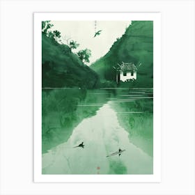 Chinese Landscape Painting Art Print