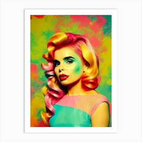 Paloma Faith Colourful Pop Art Art Print