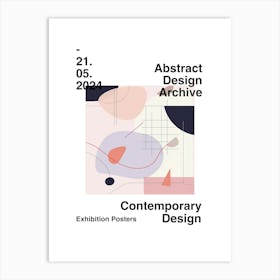 Abstract Design Archive Poster 16 Art Print