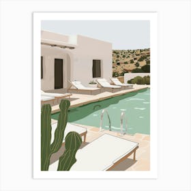 Cyprus Villa Art Print