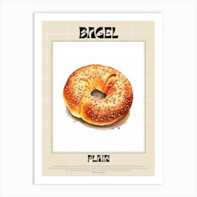 Plain Bagel 2 Art Print