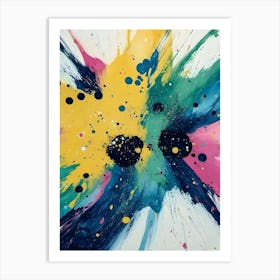 Splatter Painting Art Print