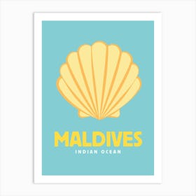 Maldives Indian Ocean Print Art Print