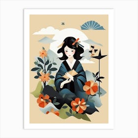 Origami Japanese Style 11 Art Print