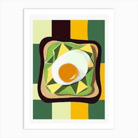 Avocado Toast Art Print