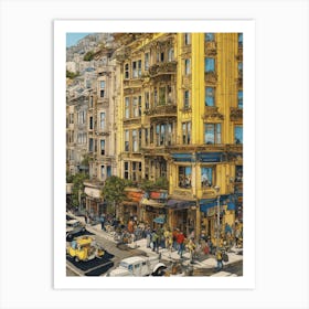 San Francisco Cityscape Art Print