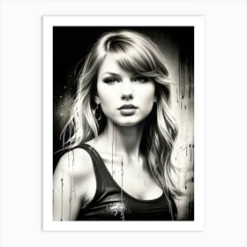 Taylor Swift 8 Art Print