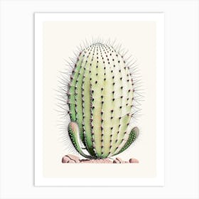 Acanthocalycium Cactus Marker Art 2 Art Print