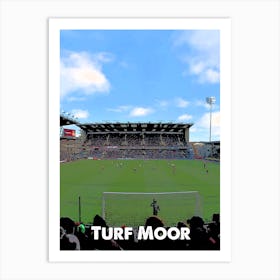 Turf Moor, Burnley, Stadium, Football, Art, Soccer, Wall Print, Art Print Art Print