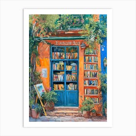 Athens Book Nook Bookshop 1 Art Print