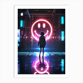 Smiley Face Art Print