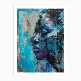 'A Woman'S Face' Art Print