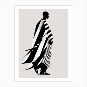 Man With A Shawl Art Print