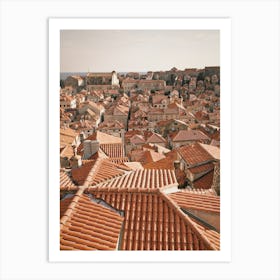 Croatia Rooftops Art Print