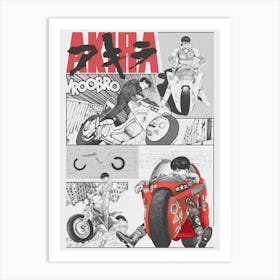 Akira Kaneda bike Art Print