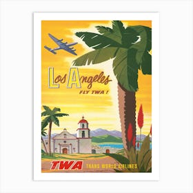 La Twa 1960s Vintage Poster Art Print