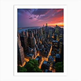 The Pulse of New York City Life Art Print