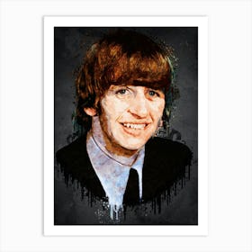 Ringo Starr Painting Art Print