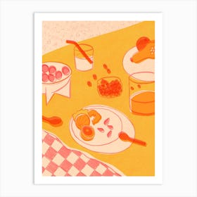 Breakfast In Bed Art Print