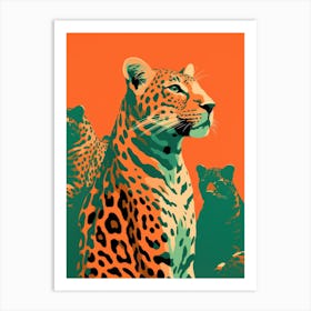 Leopards Art Print