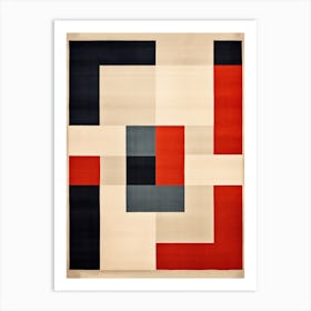 Mid Century Modularity; Geometric Abstracts Art Print