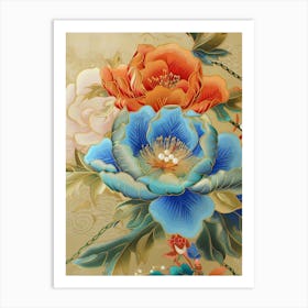 Chinese Flower Painting 103 Art Print