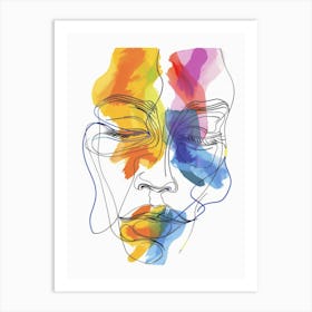 Face I Canvas Print Art Print