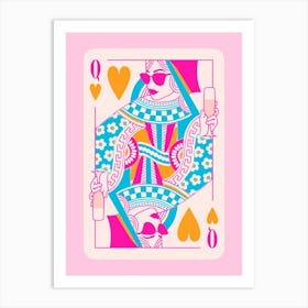 Queen Of Hearts Art Print