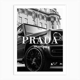 Mercedes G-Class Prada Art Print