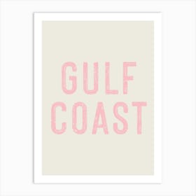 Gulf Coast Pink 1 Affiche