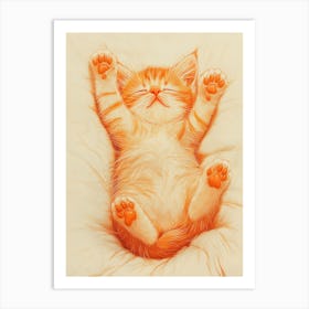 Kitty Cat 5 Art Print