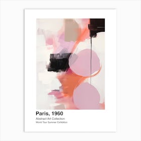 World Tour Exhibition, Abstract Art, Paris, 1960 7 Art Print