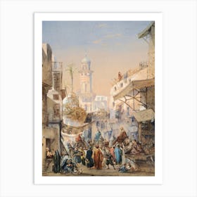 Moumayed Sultan Mosque, Louis Amable Crapelet Art Print