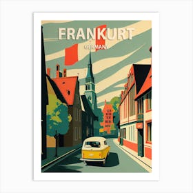 Frankurt Retro Art Print