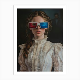 3d Glasses 1 Art Print