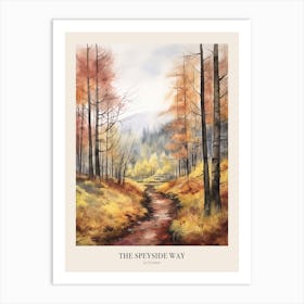 The Speyside Way Scotland Uk Trail Poster Art Print